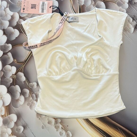 Oh Polly White Crop Top - Picture 7 of 7